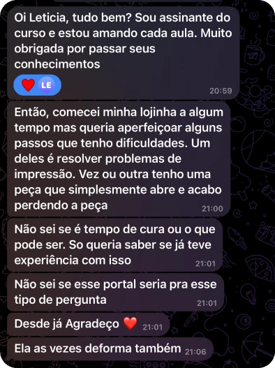Depoimento de aluna 4